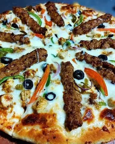 Bihari Kabab Pizza